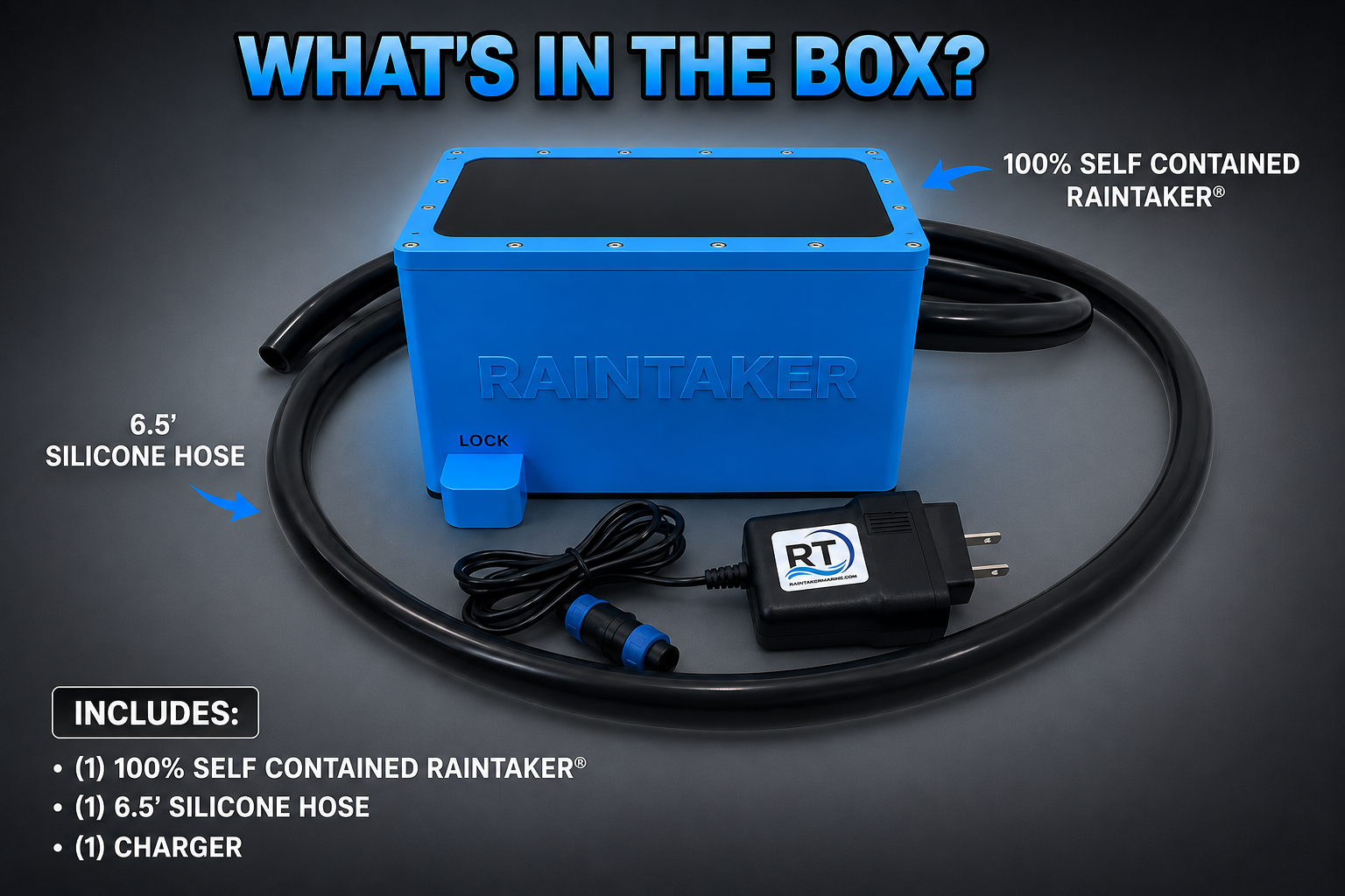 Raintaker® – 500GPH AUTOMATIC BILGE PUMP SYSTEM FOR SMALL OPEN BOATS (Freshwater only) - Image 10